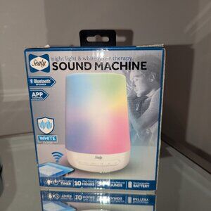 Sealy White Noise and Sound Machine with Speaker NWT